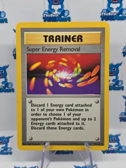 Pokemon Super Energy Removal Base Set 79/102 LP - Image 1