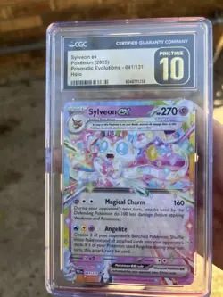 Pokemon TCG Sylveon EX Prismatic Evolutions Promo Pristine 10 CGC - Image 1