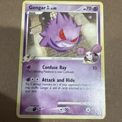 Gengar GL LV.65 Rising Rivals 40/111 Platinum SP Pokemon TCG Uncommon LP - Image 1