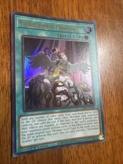 1x Yu-Gi-Oh! Forbidden Droplet - RA01-EN064 - Ultra Rare - 1st Edition - NM - Image 3