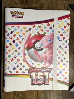 Pokemon 151 Mew Binder Collection Binder Only NO CARDS... never used! - Image 1