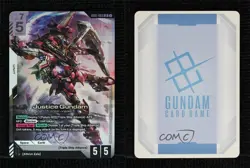 2025 Gundam Card Game Newtype Rising GD01 LR Justice Gundam #GD01-066 - Image 3