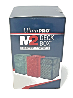 Ultra Pro M2 Deck Box Green Lizard Skin Storage Case Dice Tray MTG For 100 Card - Image 1