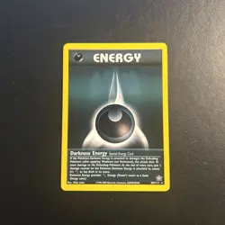 Darkness Energy 104/111 Neo Genesis Pokemon Card Rare Lightly Played LP + - Image 1