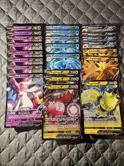 Pokemon TCG Jumbo Card Lot - Dark Sylveon, Zapdos, Palafin & More - 23 Card Lot - Image 1