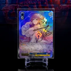 Dorothy Nikke : Goddess of Victory Custom Flash Gold Holo Foil Signed Card Waifu - Image 2