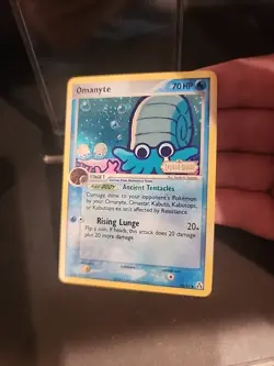 Pokemon Card - Omanyte EX Legend Maker 60/92 Reverse HOLO Stamped Excellent - NM - Image 4