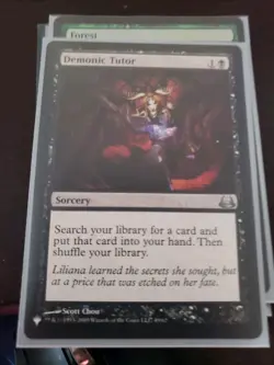 ~ Demonic Tutor (Duel Deck Art) Mystery Booster ~ MTG ~ - Image 1
