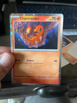 Charmander - 047 (Cosmos Holo) 047 Sv: Scarlet & Violet Promo Cards Holo SWIRL - Image 2