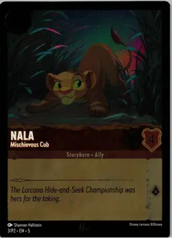 Nala - Mischievous Cub - Promo - Disney Lorcana Promo Cards - 3 - NM - Foil - Image 1