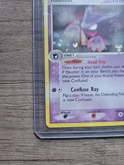 Pokemon 2004 Haunter Fire Red Leaf Green Reverse Holo Foil Card 34/112 - Image 5