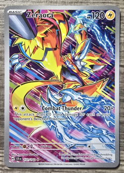 Pokemon Card TCG - Zeraora 151/142 Illustration Rare Stellar Crown - Mint - Image 1