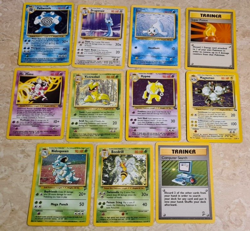 Pokemon Trading Card Base Set Jungle Fossil Collection Bundle English Used - Image 1
