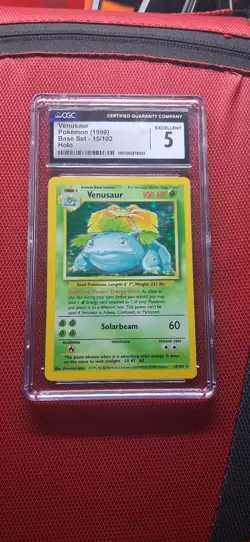 Pokemon TCG Venusaur Base Set Holo Unlimited Rare Card 15/102 1999 - Image 2