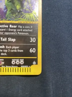 Pokemon Tyranitar Aquapolis Holo Rare E-Reader Card 2003 H28/H32 - Image 5