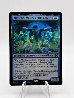 Mysterio, Master of Illusion 0037 Foil Marvel's Spider-Man SPM MTG NM - Image 1