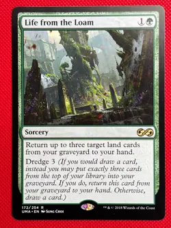MTG 1X Life from the Loam X1 Ultimate Masters Magic - NM/MT - Image 1