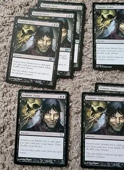 MtG 12x Diabolic Tutor Core Set 2010 M10 Regular Magic M11 M14 Kaladesh Playset - Image 2