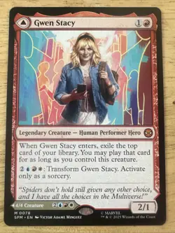 Gwen Stacy Ghost Spider Marvel's Spider-Man (SPM) MTG - Image 1