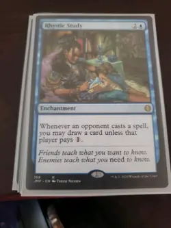 1x Rhystic Study - Jumpstart (JMP) - MTG - Image 1