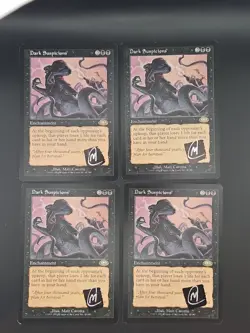 MTG Magic the Gathering Signed Dark Suspicions X4 Matt Cavotta Autographed - Image 1