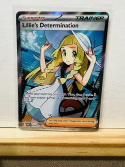 Pokemon Lillie's Determination 169/132 Ultra Rare Pack Fresh! Mega Evolution - Image 1