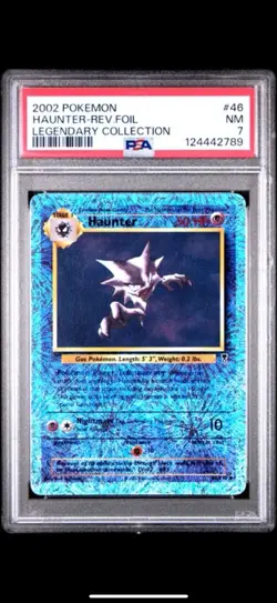 PSA 7 Pokemon TCG Haunter Legendary Collection Reverse Holo Rare - Image 1