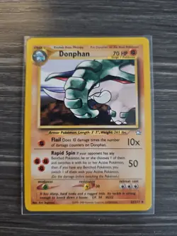 Pokemon TCG Donphan Neo Genesis 21 Regular Unlimited Rare - Image 1