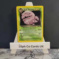Dark Weezing 14/82 Team Rocket Set Holo Rare Pokemon WOTC - Image 1