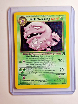 Rare - Team rocket Holo - Dark Weezing - Pokemon Card : Out of Print! 14/82 - Image 1
