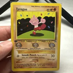 TYROGUE 2001 POKEMON 1ST EDITION NEO DISCOVERY COMMON 66/75 WOTC TCG - Image 1