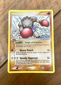 Hitmonchan 24/115 Holo Rare EX Unseen Forces 2005 Pokemon - Image 1
