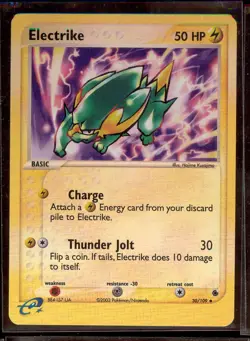 Pokemon ELECTRIKE 30/109 Ruby and Sapphire - Rev Holo - NEAR MINT/MINT - Image 1
