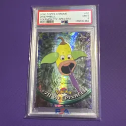2000 Topps Chrome #70 Weepinbell Pokemon T.V. Spectra PSA 9 - Image 1