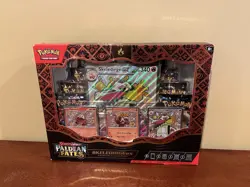 Pokemon TCG Paldean Fates Skeledirge EX Premium Collection 8-Pack NEW SEALED - Image 1