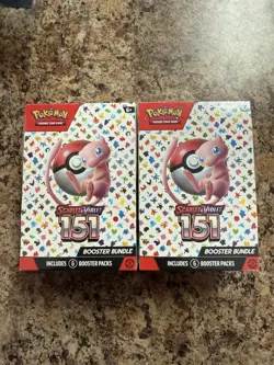 LOT of 2 Pokemon TCG Scarlet and Violet 151 Booster Bundles FACTORY SEALED - Image 1