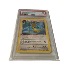 2000 PSA 9 Pokemon Dark Dragonite 1st Edition Rocket #22 Graded - Image 1