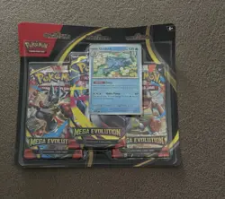 Pokemon TCG Mega Evolution Golduck 3 Pack Blister - Image 1