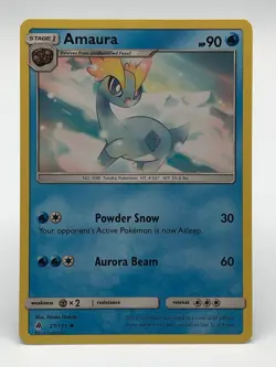 Pokemon TCG - SM - Forbidden Light - Amaura 27/131 NM - Image 1