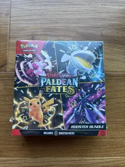 Pokemon TCG Scarlet & Violet Paldean Fates Booster Bundle, 6-Pack, New Sealed - Image 1