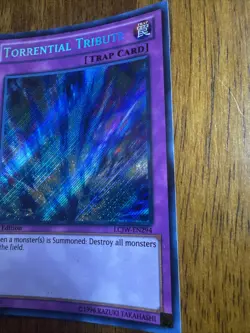 LCJW-EN294 Torrential Tribute Secret Rare 1st Edition HP Yugioh - Image 2