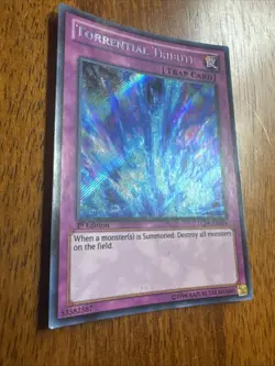 LCJW-EN294 Torrential Tribute Secret Rare 1st Edition HP Yugioh - Image 3