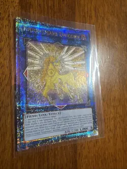 Knightmare Unicorn - RA01-EN043 - Quarter Century Secret Rare Yugioh NM - Image 3