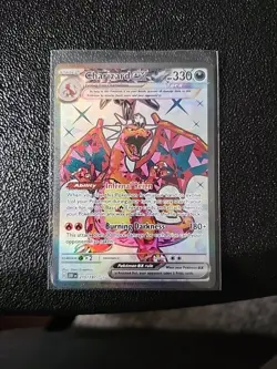 Charizard EX 215/197SV03: Obsidian Flames Holo Card Fresh NM Condition - Image 1