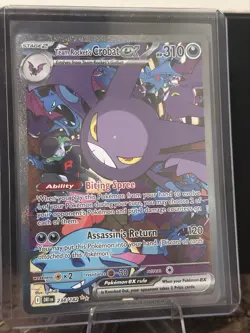 Pokemon Team Rockets Crobat EX Sir Holo Card 234/182 Destined Rivals Series - Image 1