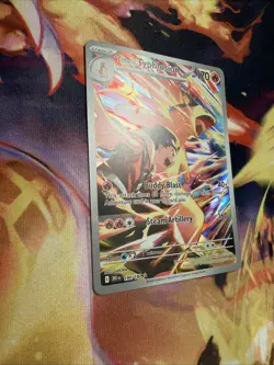 Pokemon TCG Ethan's Typhlosion Card 190/182 Destined Rivals Series - Image 2