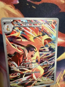 Pokemon TCG Ethan's Typhlosion Card 190/182 Destined Rivals Series - Image 5