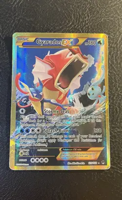 Pokemon TCG Gyarados EX 123/122 XY Breakpoint Secret Rare Card HP - Image 1