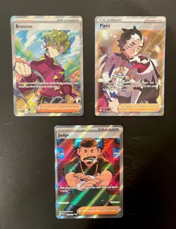Lot of Pokemon TCG - (3) Full Art Rare Holo Trainer Cards - Image 1