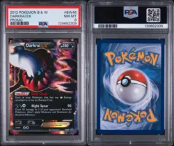 PSA 8 Darkrai EX 2012 Black Star Promos BW46 Legendary EX Tin Pokemon Card - Image 3